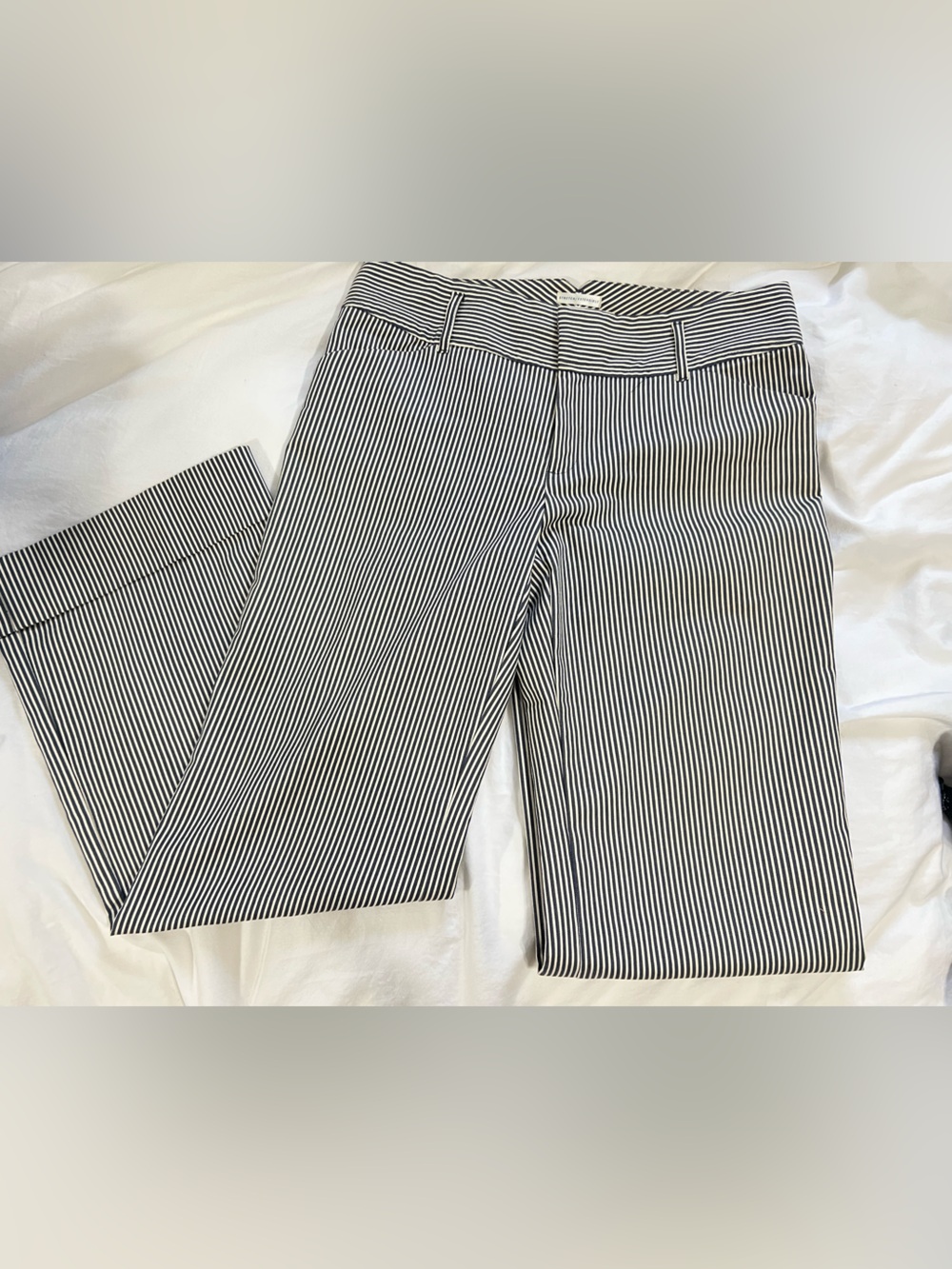 Old Navy Navy and White Striped Shorts